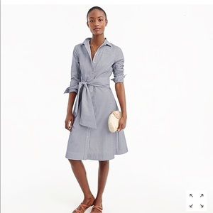 J Crew Tie-Waist Shirtdress